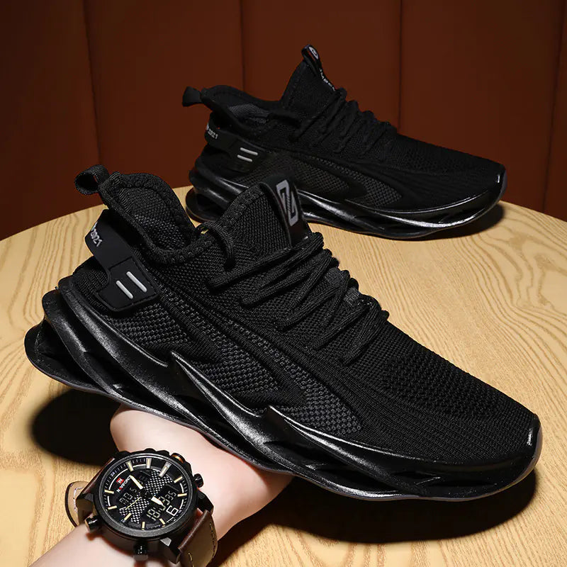 Trendy Breathable Flyknit Men’s Running Shoes
