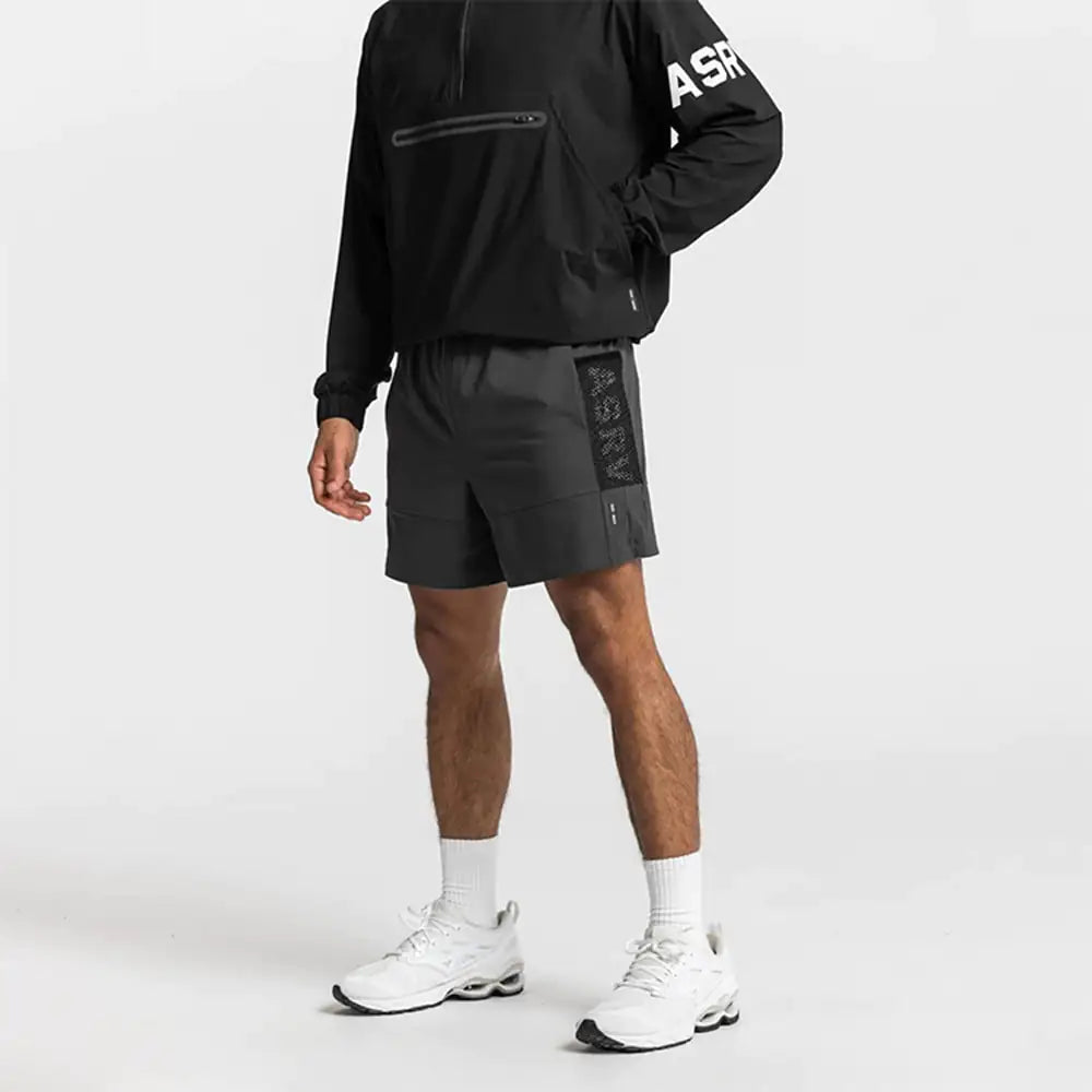 Quick Dry Stretch Gym Shorts - Single Layer Design