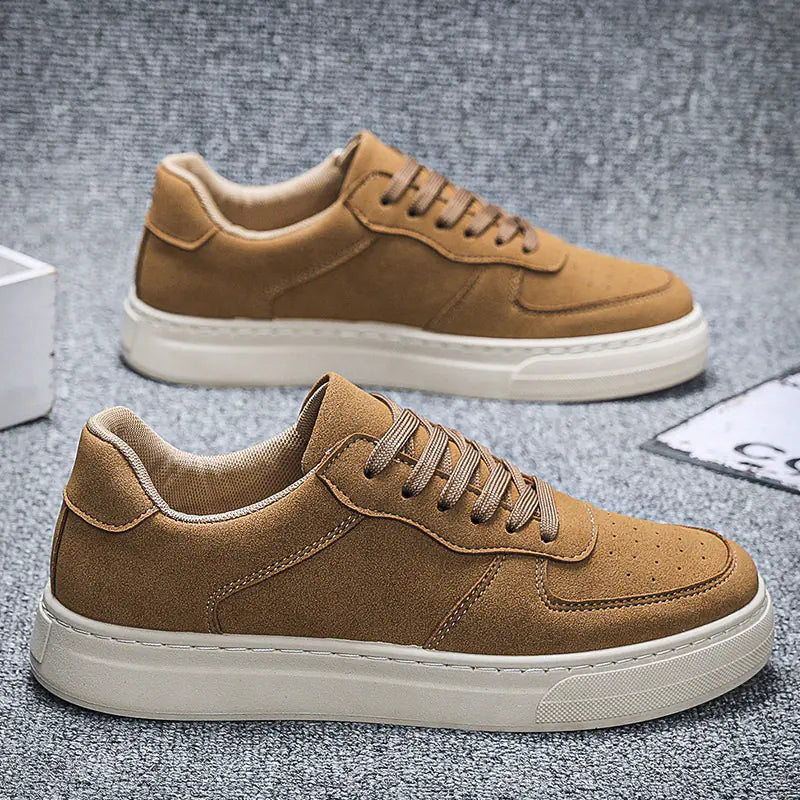 2020 Fall Winter New Men’s Lace-up Suede Sneakers