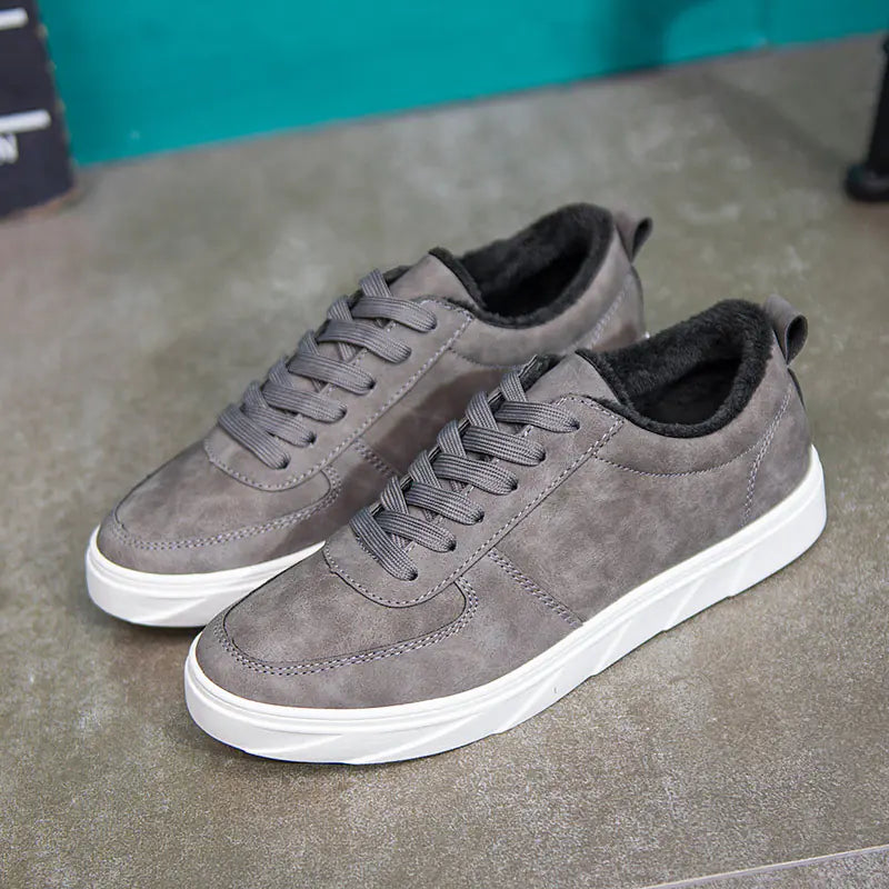 2020 Fall Winter New Men’s Lace-up Suede Sneakers