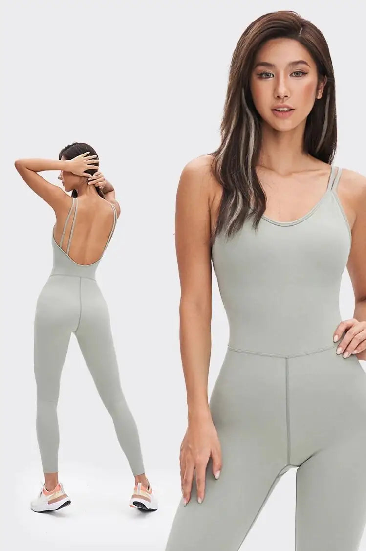 One-Piece Yoga Beauty Back Workout Outfit