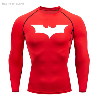 Men's Long Sleeve Sun Protection Compression Shirt