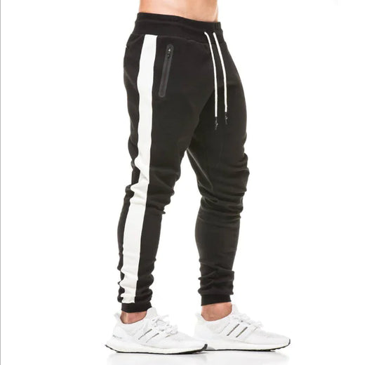 Color-Block Outdoor Running Training Pants for Fall