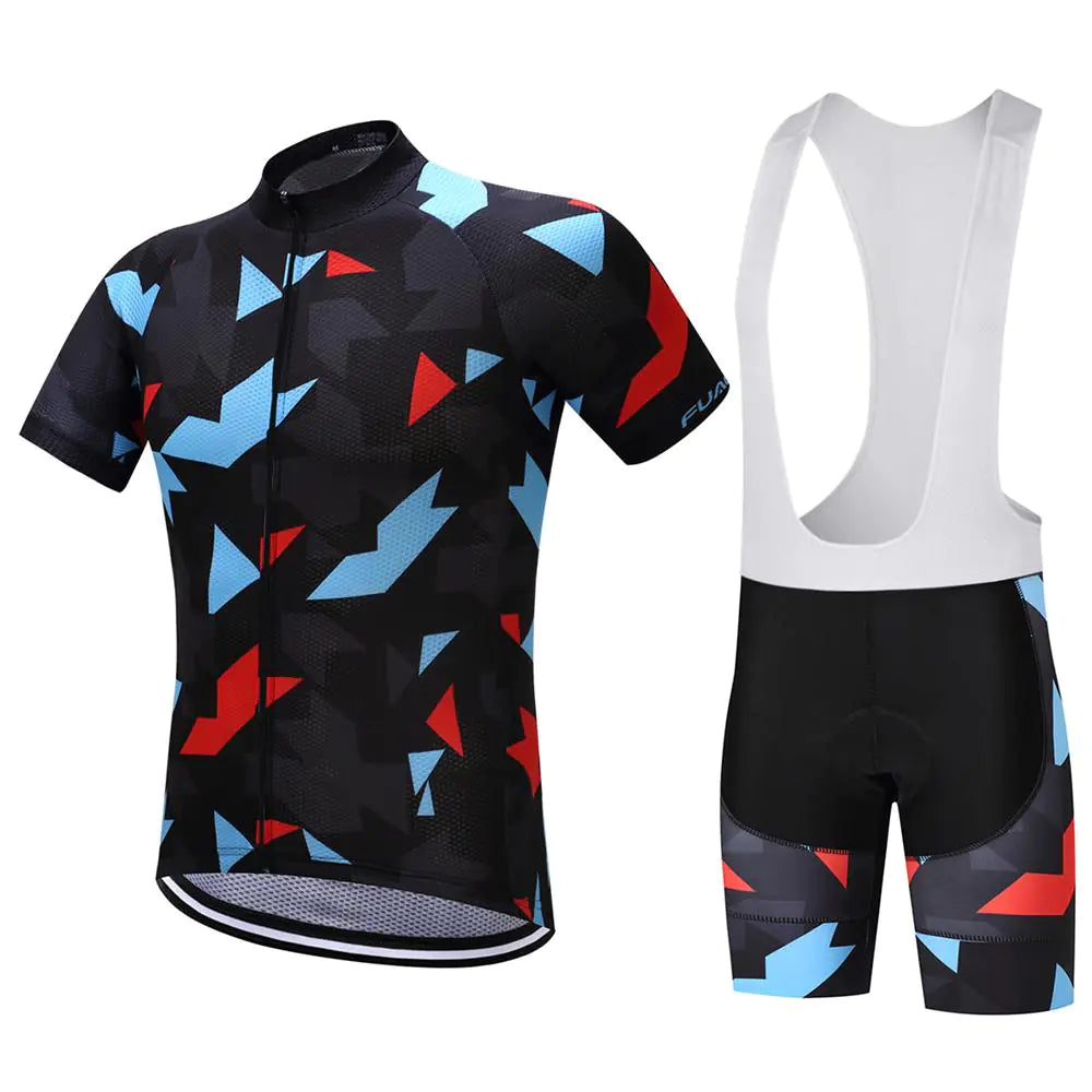 Men's Summer Mountain Bike Cycling Outfit Set