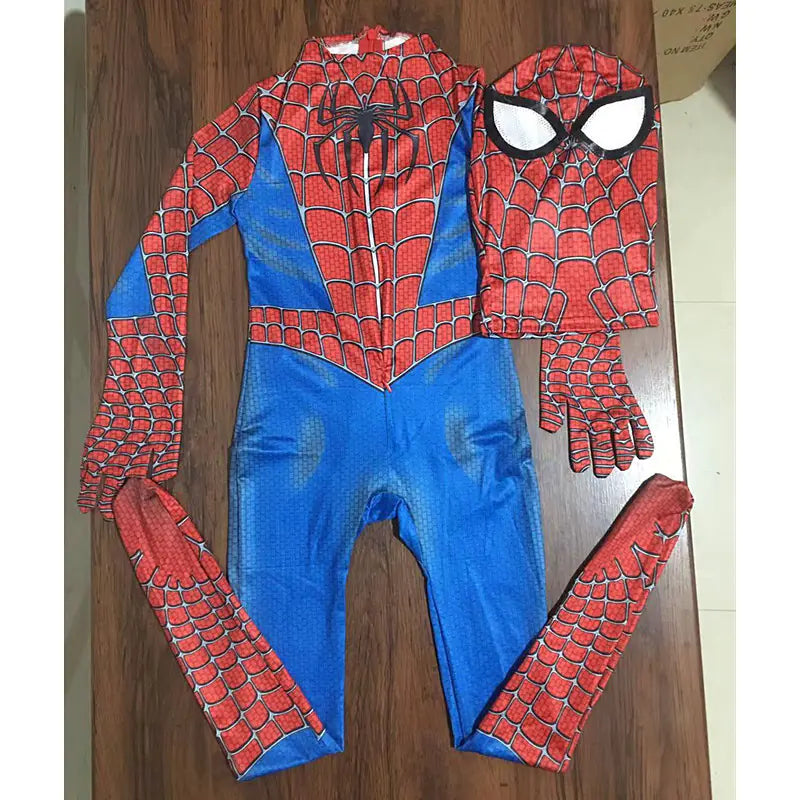 Kids Spider-Man Cosplay Costume for Halloween Party