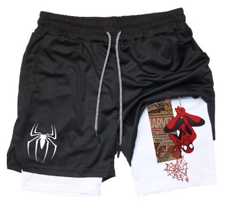Marvel Spider-Man & Venom Men's Gym Shorts