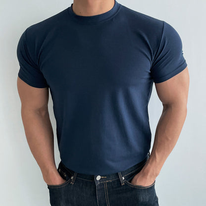 Men's Short Sleeve Workout T-Shirt - Breathable & Quick Dry