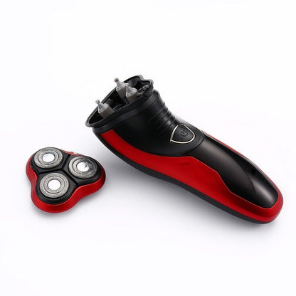 Men's Razor Rotary Waterproof Electric Shaver Pop-Up Trimmer Wet Dry Cordless