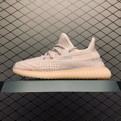 Yeezy 350 V2 Black and White Star Sneakers