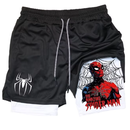 Marvel Spider-Man & Venom Men's Gym Shorts