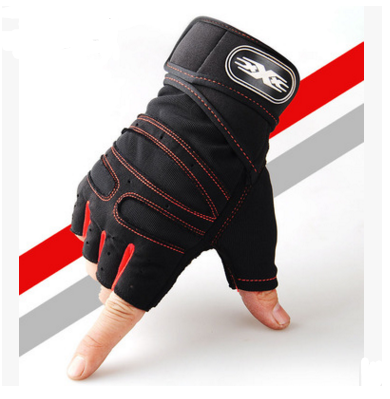 Men's Half-Finger Weightlifting Gloves for Gym Training