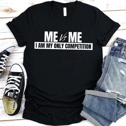 Me vs Me Unisex T-Shirt – Motivational Self-Discipline Tee