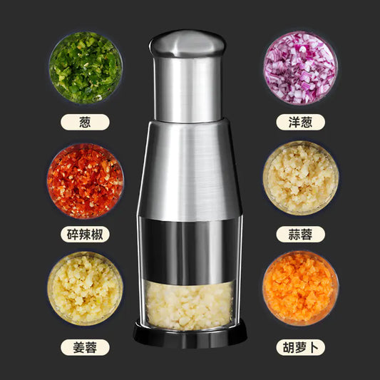 Kitchen Garlic Mashing & Pressing Chopper