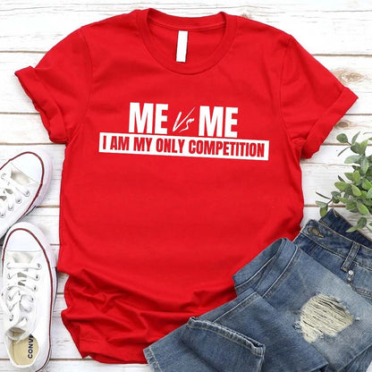 Me vs Me Unisex T-Shirt – Motivational Self-Discipline Tee