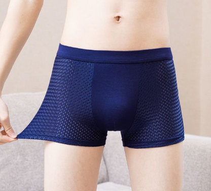 Bamboo Fibre Boxer Shorts for All-Day Comfort (One Pair)