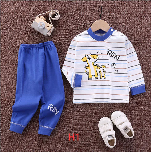 Children's Cotton Pajama Set for Boys and Girls