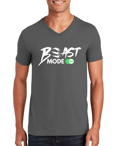 Beast Mode On Men’s Unisex V-Neck T-shirt
