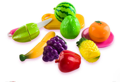 Kids Play Fruit Basket - Early Learning Kitchen Toy