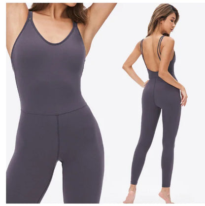 One-Piece Yoga Beauty Back Workout Outfit