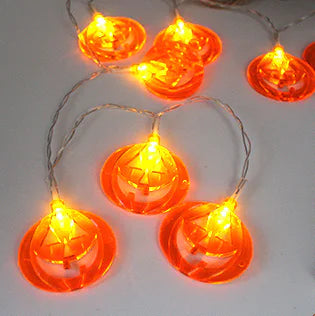 LED String Lights Pumpkin Lantern for Halloween Decor