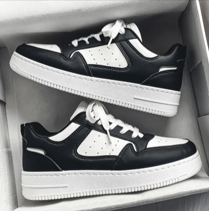 Teen Platform White Sneakers