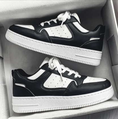 Teen Platform White Sneakers