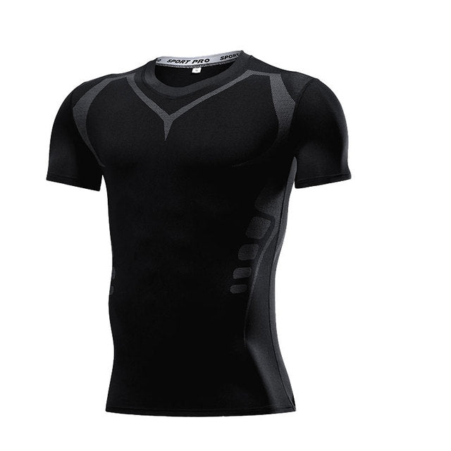 2021 Men's Fitted Sports T-Shirt for Gym and Running