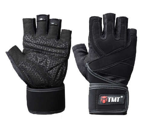 Men's Half-Finger Workout Gloves for Pull-Up Training