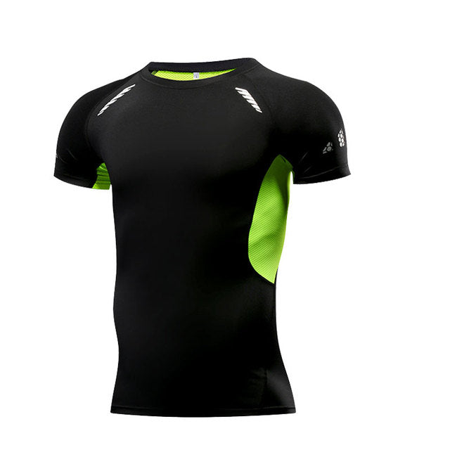 2021 Men's Fitted Sports T-Shirt for Gym and Running