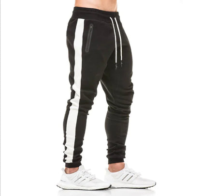 Color-Block Outdoor Running Training Pants for Fall
