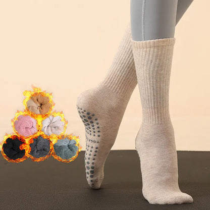 Long Tube Yoga and Pilates Socks for Autumn and Winter