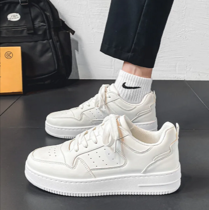 Teen Platform White Sneakers