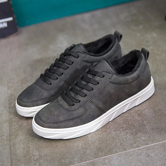 2020 Fall Winter New Men’s Lace-up Suede Sneakers