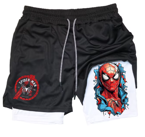Marvel Spider-Man & Venom Men's Gym Shorts