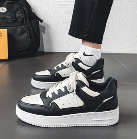 Teen Platform White Sneakers