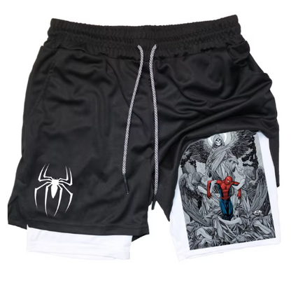 Marvel Spider-Man & Venom Men's Gym Shorts