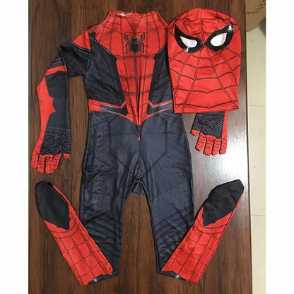 Kids Spider-Man Cosplay Costume for Halloween Party