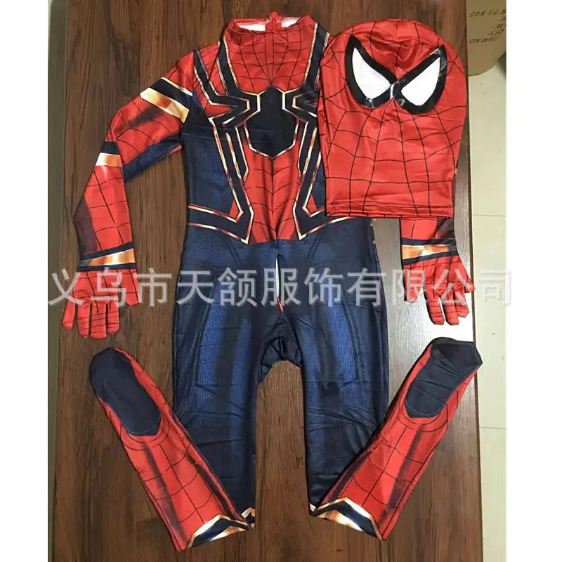 Kids Spider-Man Cosplay Costume for Halloween Party