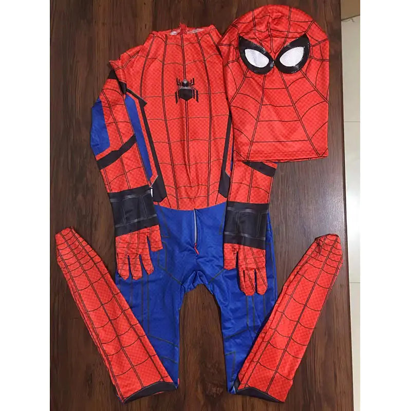 Kids Spider-Man Cosplay Costume for Halloween Party