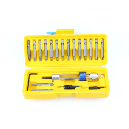 20-Piece Dual Use Screwdriver Set with HSS Drill Bits