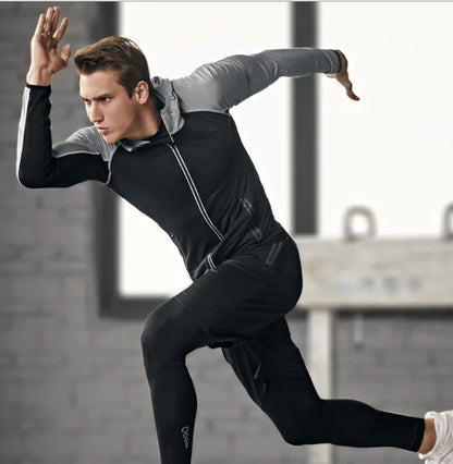 Men's Sports Fitness Two-Piece Set for Running