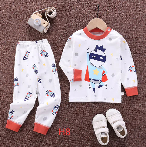 Children's Cotton Pajama Set for Boys and Girls