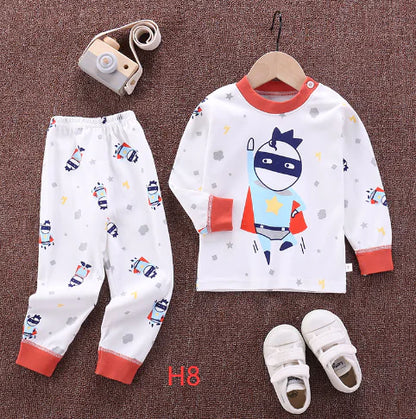 Children's Cotton Pajama Set for Boys and Girls