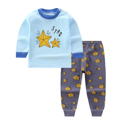 Children's Cotton Pajama Set for Boys and Girls