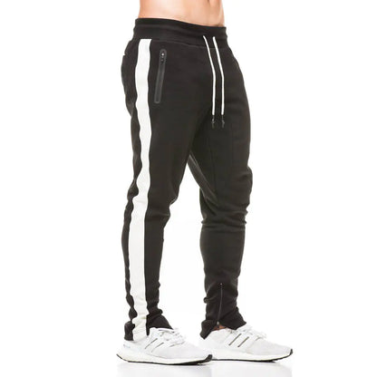 Color-Block Outdoor Running Training Pants for Fall