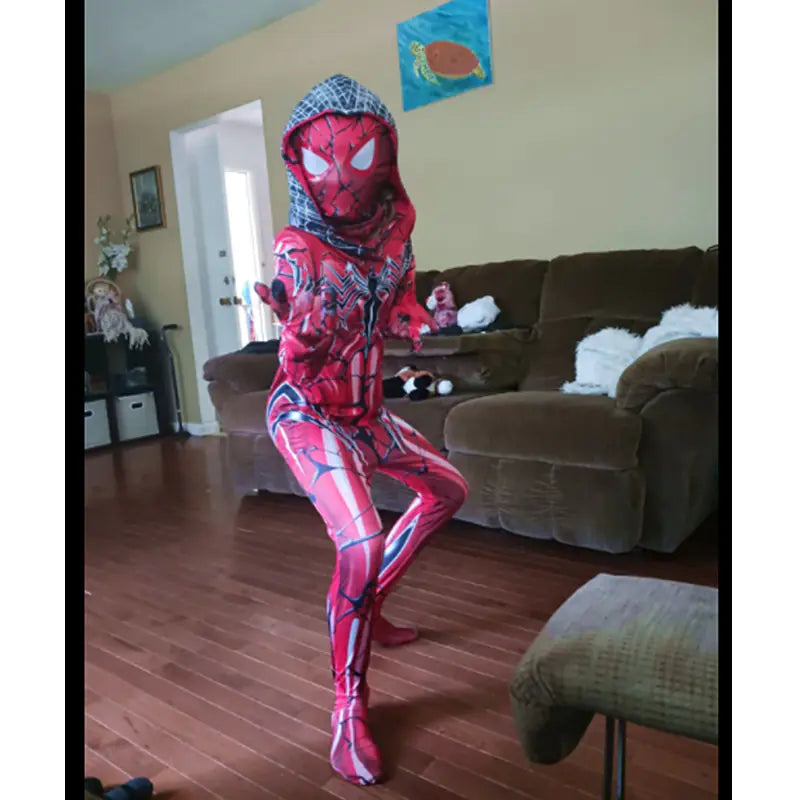 Kids Spider-Man Cosplay Costume for Halloween Party