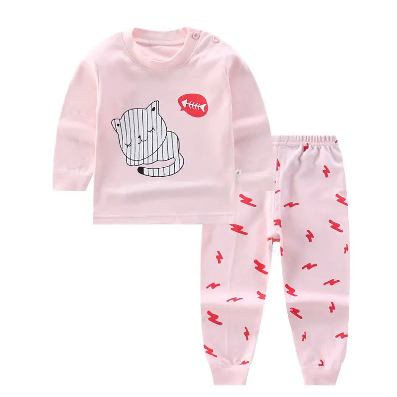 Children's Cotton Pajama Set for Boys and Girls