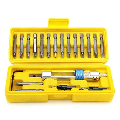 20-Piece Dual Use Screwdriver Set with HSS Drill Bits
