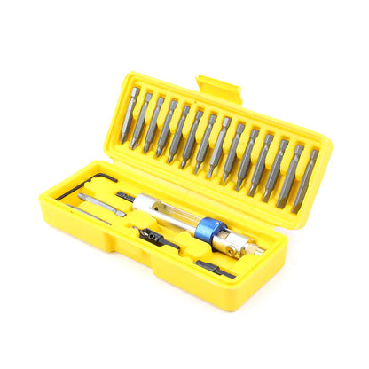 20-Piece Dual Use Screwdriver Set with HSS Drill Bits