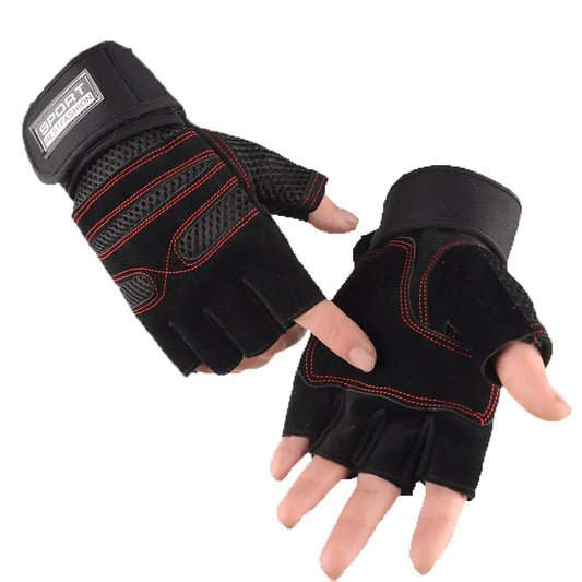 Men's Gym Training Gloves for Summer Cycling (Half-Finger)